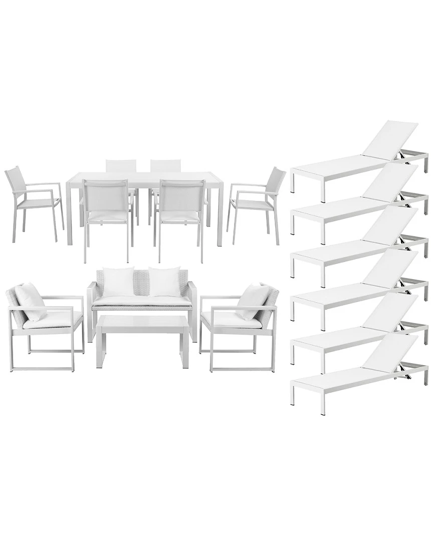 Pangea Home Chester 17pc Patio Set Dining Sets 3 Pangea Home Chester 17pc Patio Set Dining Sets