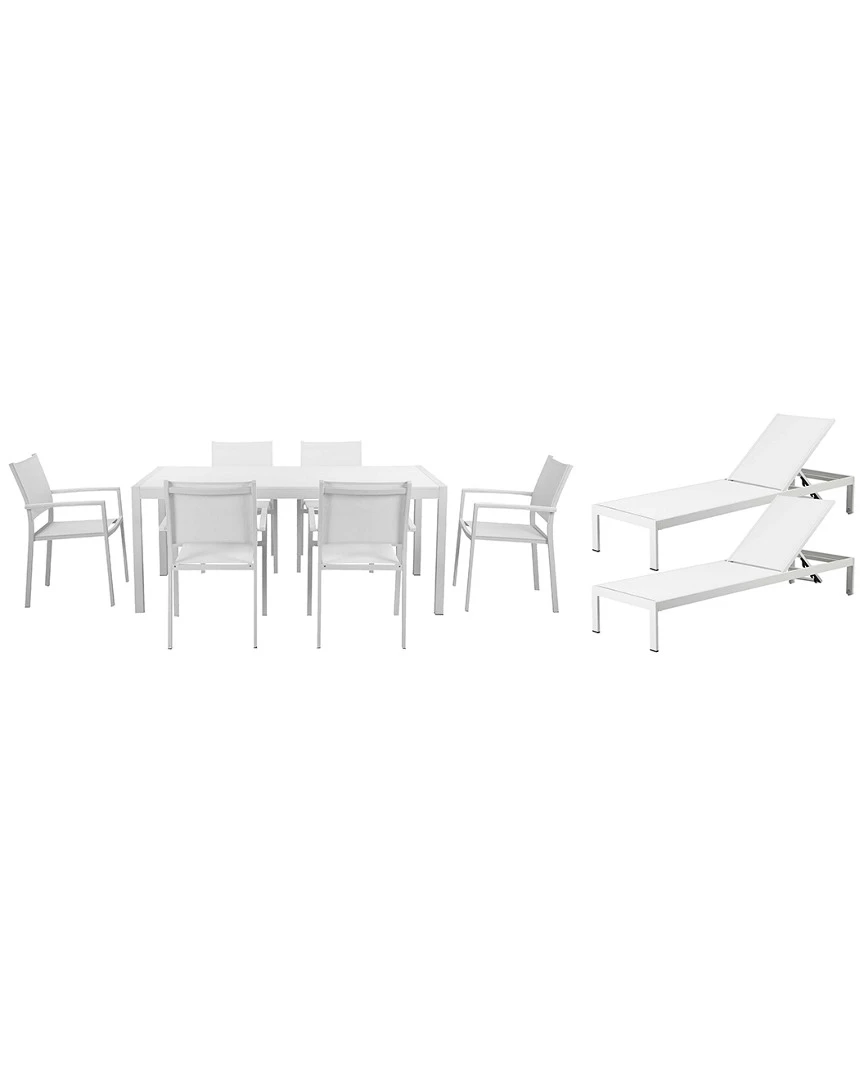 Pangea Home David 9pc Patio Set Dining Sets 3 Pangea Home David 9pc Patio Set Dining Sets