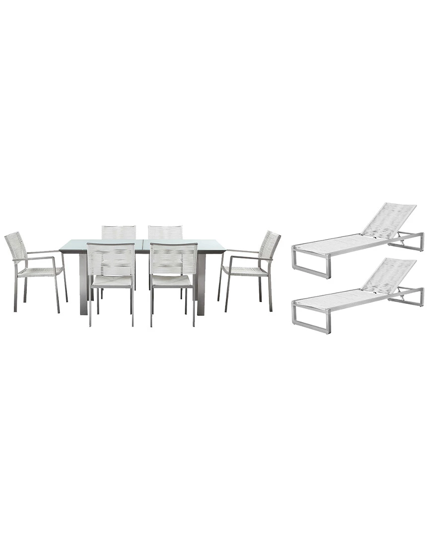 Pangea Home Bella 9pc Patio Set Dining Sets 3 Pangea Home Bella 9pc Patio Set Dining Sets