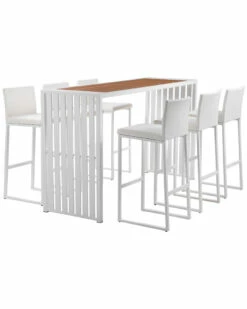 Pangea Home Milo 7pc Bar Dining Sets