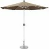 Pangea Home Ella Umbrella And Base, White Pole Grey Fabric Patio Umbrellas 1 Pangea Home Ella Umbrella And Base, White Pole Grey Fabric Patio Umbrellas -Pangea Sales Store 3070437876 RLLZ 1