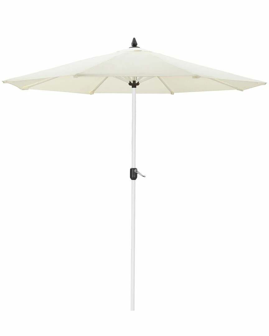 Pangea Home Ella Umbrella, White Powder Coated Aluminum Pole White Fabric Patio Umbrellas 2 Pangea Home Ella Umbrella, White Powder Coated Aluminum Pole White Fabric Patio Umbrellas