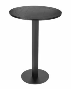 Pangea Home Sunset Bar Table, Black Outdoor Tables