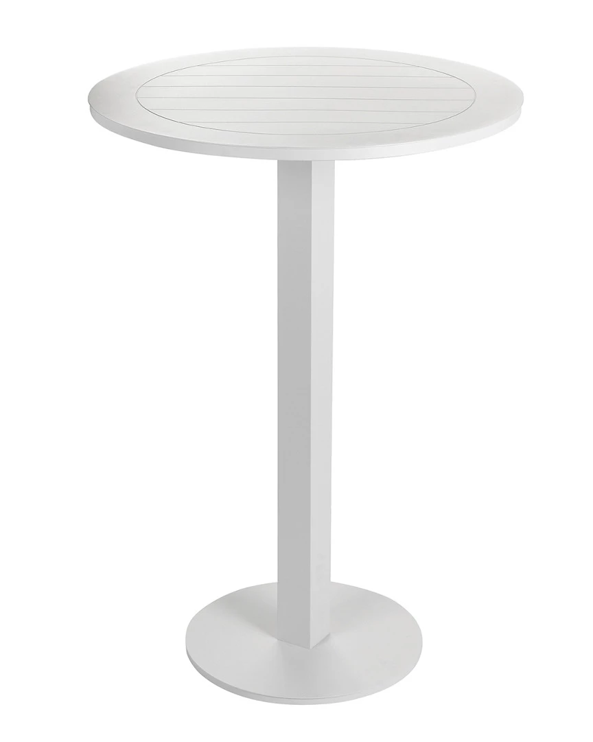 Pangea Home Sunset Bar Table, White Outdoor Tables 3 Pangea Home Sunset Bar Table, White Outdoor Tables