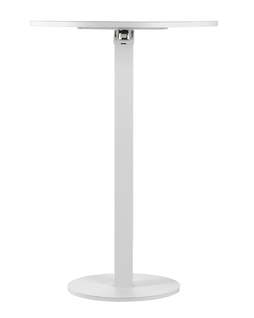 Pangea Home Sunset Bar Table, White Outdoor Tables 4 Pangea Home Sunset Bar Table, White Outdoor Tables - Image 2