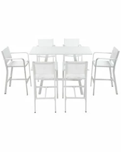 Pangea Sunset 7pc Bar Set Home Dining Sets