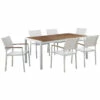 Pangea David 7pc Dining Set Teak Home Dining Sets 1 Pangea David 7pc Dining Set Teak Home Dining Sets -Pangea Sales Store 3070851729 RLLZ 1