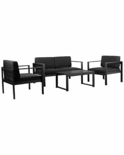 Pangea Karen 4pc Sofa Set Home Seating -Pangea Sales Store 3070851887 RLLZ 2