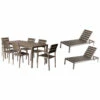 Pangea Roy 9pc Patio Set Home Dining Sets 1 Pangea Roy 9pc Patio Set Home Dining Sets -Pangea Sales Store 3070851959 RLLZ 1