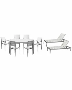 Pangea Roy 9pc Patio Set Home Dining Sets